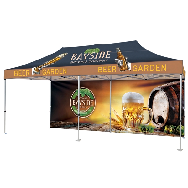 10' x 20' Heavy Duty Canopy Tent with One Double Sided Wall - 10' x 20' Heavy Duty Canopy Tent with One Double Sided Wall - Image 1 of 19