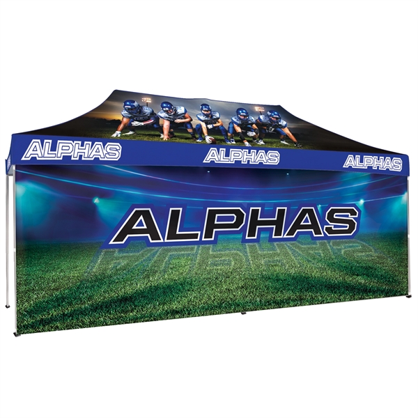 10' x 20' Canopy Tent with One Full Double Sided Wall - 10' x 20' Canopy Tent with One Full Double Sided Wall - Image 3 of 17