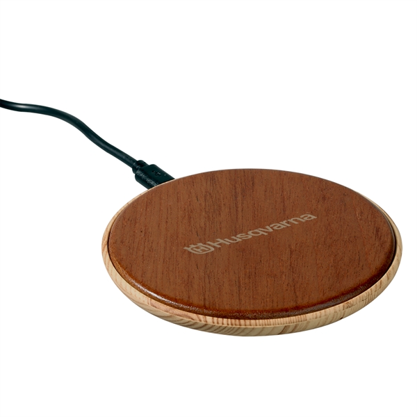 Hebron Walnut Eco-Friendly Wireless Charger - Hebron Walnut Eco-Friendly Wireless Charger - Image 0 of 8