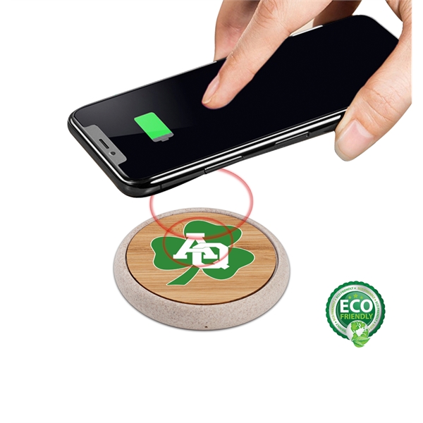 Moso Eco-Friendly Mini Wireless Charger - Moso Eco-Friendly Mini Wireless Charger - Image 0 of 6