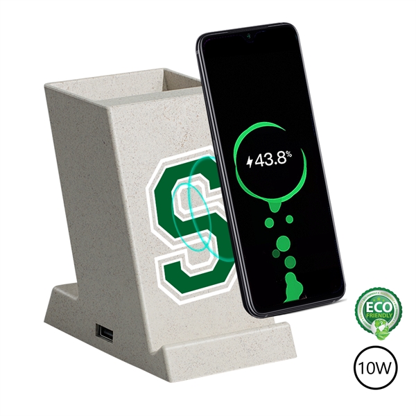 Edwards Wireless Charger and Pen Holder - Edwards Wireless Charger and Pen Holder - Image 0 of 7