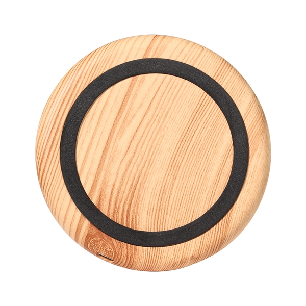 Hebron Walnut Eco-Friendly Wireless Charger - Hebron Walnut Eco-Friendly Wireless Charger - Image 6 of 8