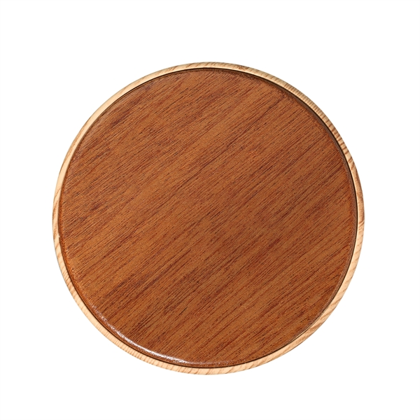 Hebron Walnut Eco-Friendly Wireless Charger - Hebron Walnut Eco-Friendly Wireless Charger - Image 7 of 8