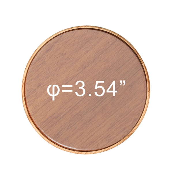 Hebron Walnut Eco-Friendly Wireless Charger - Hebron Walnut Eco-Friendly Wireless Charger - Image 8 of 8