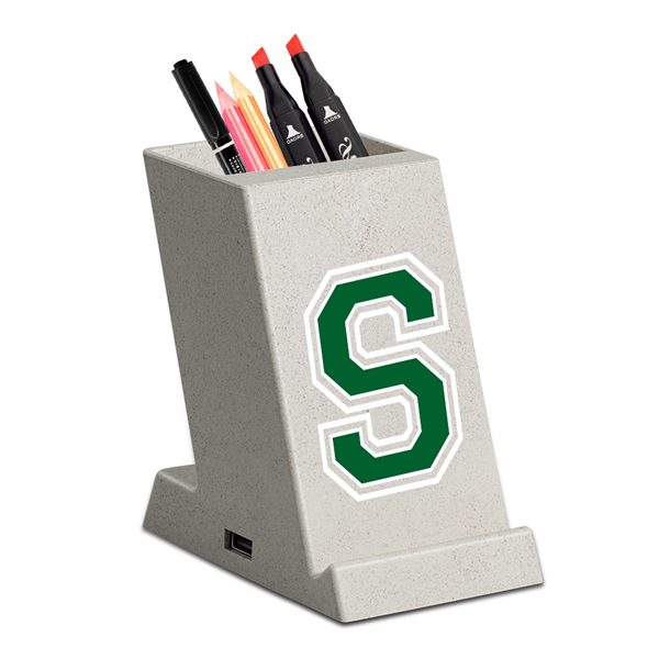 Edwards Wireless Charger and Pen Holder - Edwards Wireless Charger and Pen Holder - Image 4 of 7