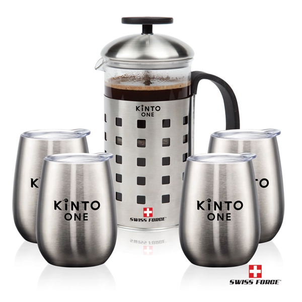 Swiss Force® Coffee Press & Vivaldi Cups - Swiss Force® Coffee Press & Vivaldi Cups - Image 5 of 6