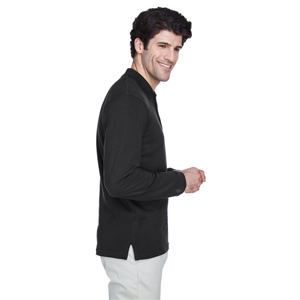UltraClub Adult Long-Sleeve Classic Pique Polo - UltraClub Adult Long-Sleeve Classic Pique Polo - Image 23 of 42