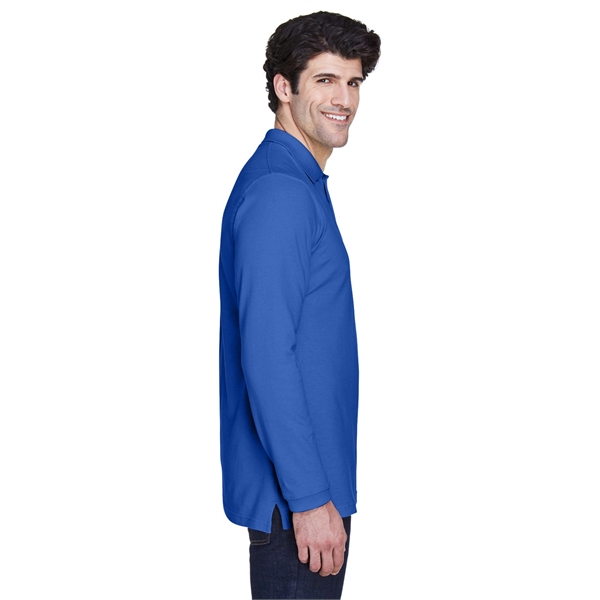 UltraClub Adult Long-Sleeve Classic Pique Polo - UltraClub Adult Long-Sleeve Classic Pique Polo - Image 25 of 42