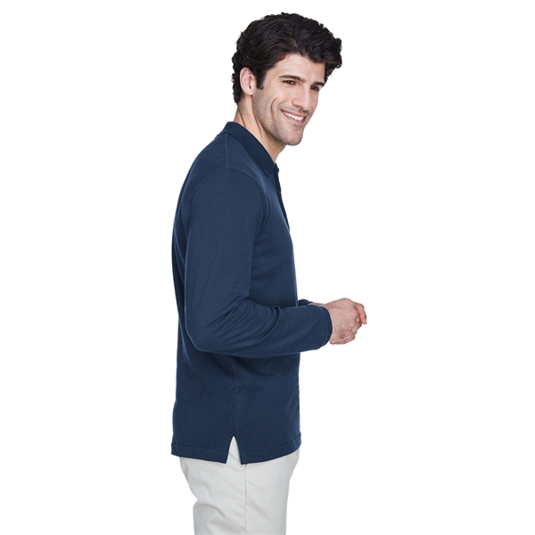 UltraClub Adult Long-Sleeve Classic Pique Polo - UltraClub Adult Long-Sleeve Classic Pique Polo - Image 26 of 42