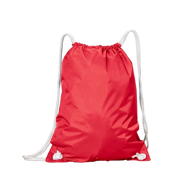White Drawstring Backpack - White Drawstring Backpack - Image 2 of 5
