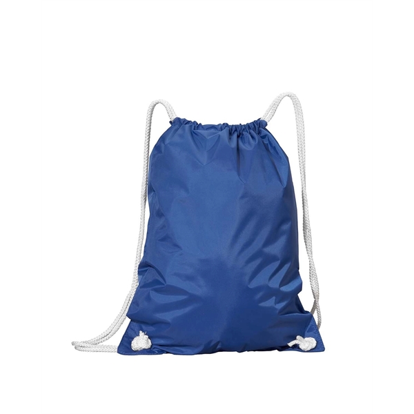 White Drawstring Backpack - White Drawstring Backpack - Image 3 of 5