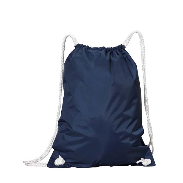 White Drawstring Backpack - White Drawstring Backpack - Image 4 of 5