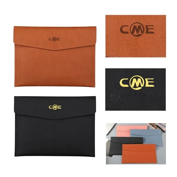 PU Leather A4 File Folder Document Holder - PU Leather A4 File Folder Document Holder - Image 0 of 1