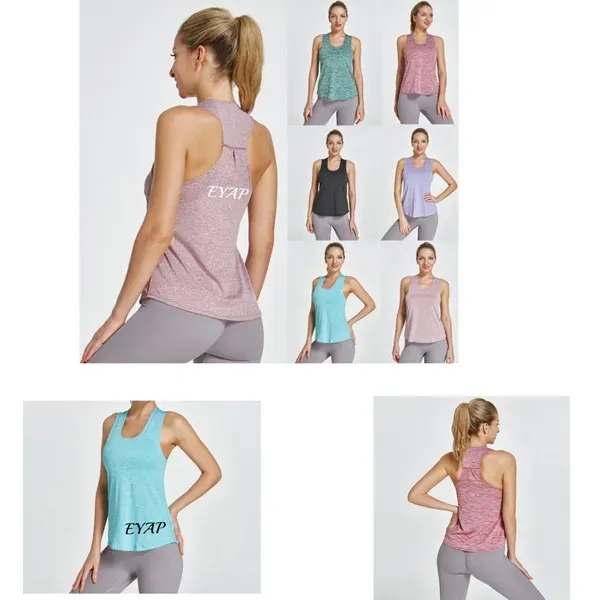 Quick Dry Women's Fitness Tank Tops - Quick Dry Women's Fitness Tank Tops - Image 0 of 1