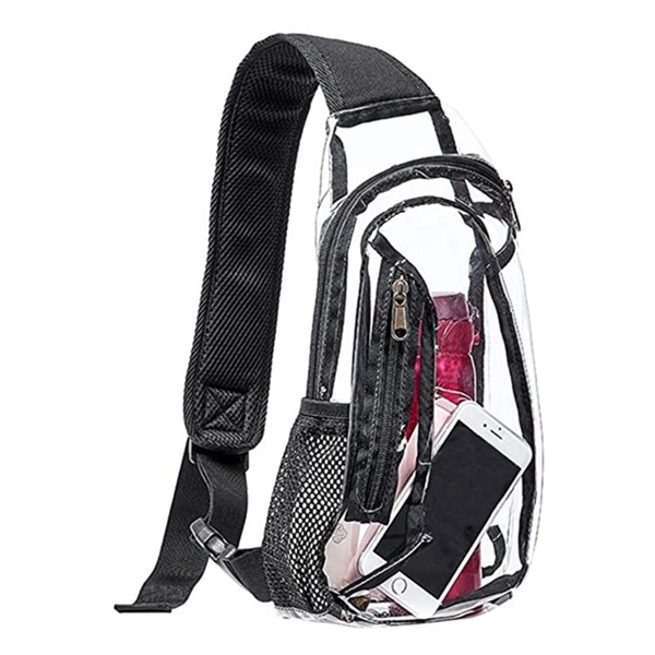 Clear PVC Sling Bag - Clear PVC Sling Bag - Image 0 of 4