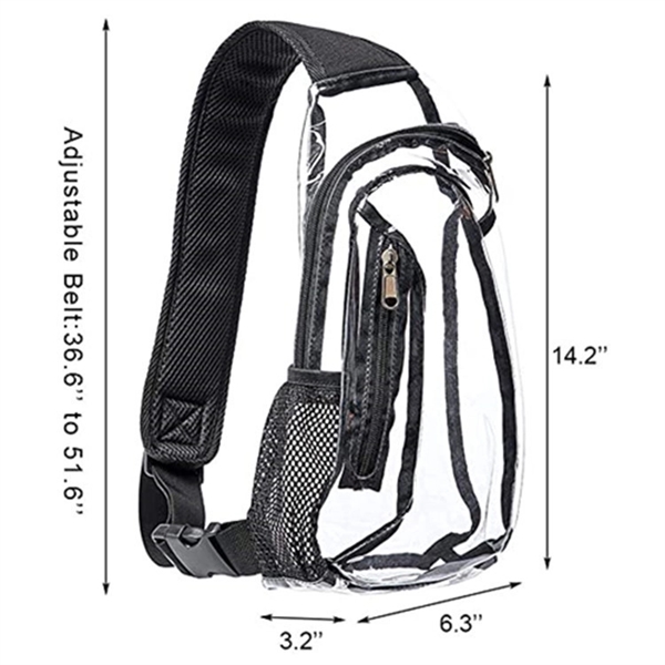 Clear PVC Sling Bag - Clear PVC Sling Bag - Image 2 of 4