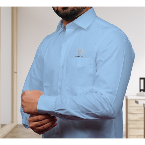 Custom Dress Shirt - Embroidered - Custom Dress Shirt - Embroidered - Image 3 of 4