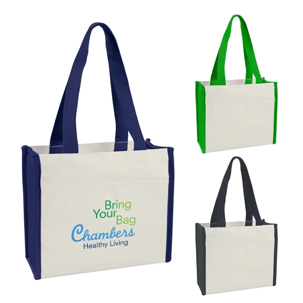 Heavy Cotton Canvas Tote Bag - Heavy Cotton Canvas Tote Bag - Image 9 of 9