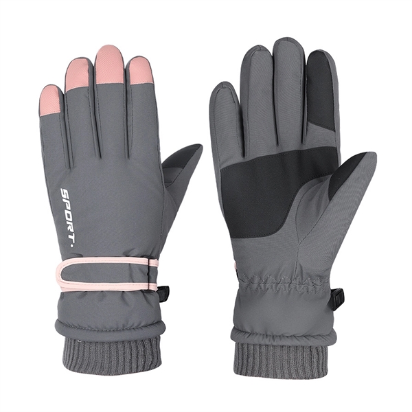 Waterproof Winter Snow Ski Gloves - Waterproof Winter Snow Ski Gloves - Image 7 of 7