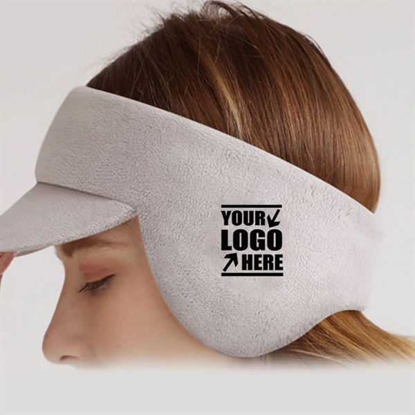 Fleece Ponytail Hat With Ear Warmer - Fleece Ponytail Hat With Ear Warmer - Image 1 of 3