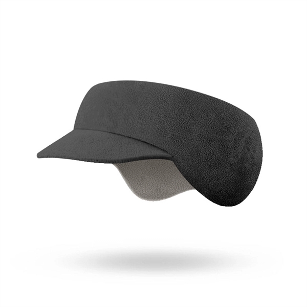 Fleece Ponytail Hat With Ear Warmer - Fleece Ponytail Hat With Ear Warmer - Image 3 of 3