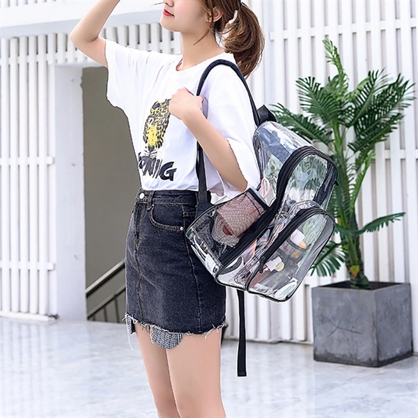 Clear Backpack Stadium Approved - Clear Backpack Stadium Approved - Image 2 of 4