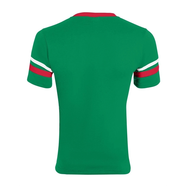 Augusta Sportswear Youth V-Neck Jersey with Striped Sleeves - Augusta Sportswear Youth V-Neck Jersey with Striped Sleeves - Image 41 of 73