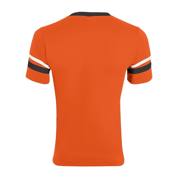 Augusta Sportswear Youth V-Neck Jersey with Striped Sleeves - Augusta Sportswear Youth V-Neck Jersey with Striped Sleeves - Image 50 of 73
