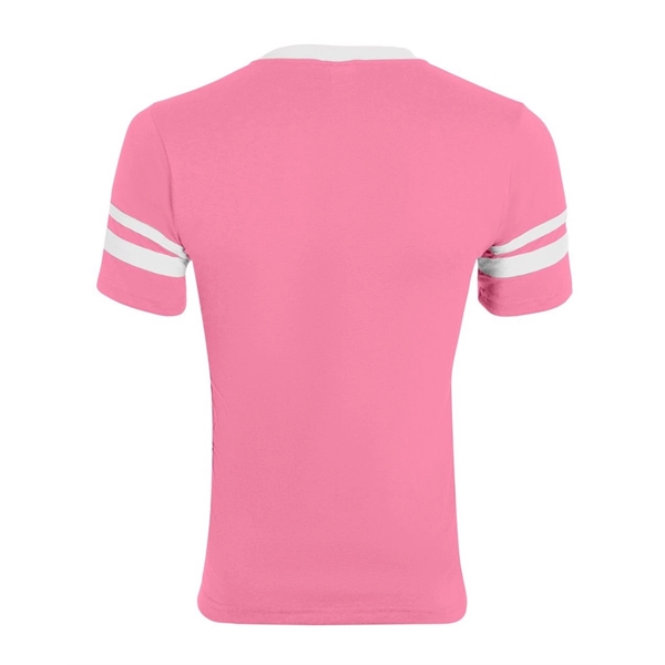 Augusta Sportswear Youth V-Neck Jersey with Striped Sleeves - Augusta Sportswear Youth V-Neck Jersey with Striped Sleeves - Image 52 of 73