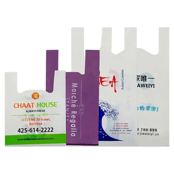 Plastic Grocery White Sturdy Handled Merchandise Bags - Plastic Grocery White Sturdy Handled Merchandise Bags - Image 1 of 1