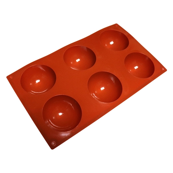 Semi Sphere Silicone Baking Mold - Semi Sphere Silicone Baking Mold - Image 5 of 6