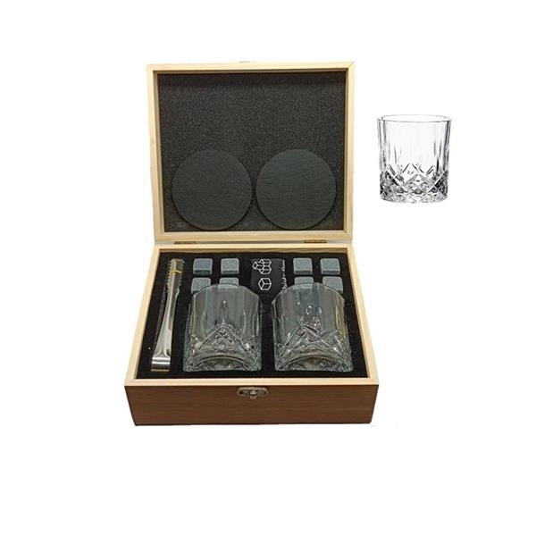 Whiskey Glass Wooden Set - Whiskey Glass Wooden Set - Image 0 of 2
