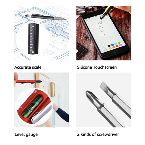 6 In 1 Multipurpose Pen Screwdrivers Ruler Stylus Ane More - 6 In 1 Multipurpose Pen Screwdrivers Ruler Stylus Ane More - Image 2 of 2