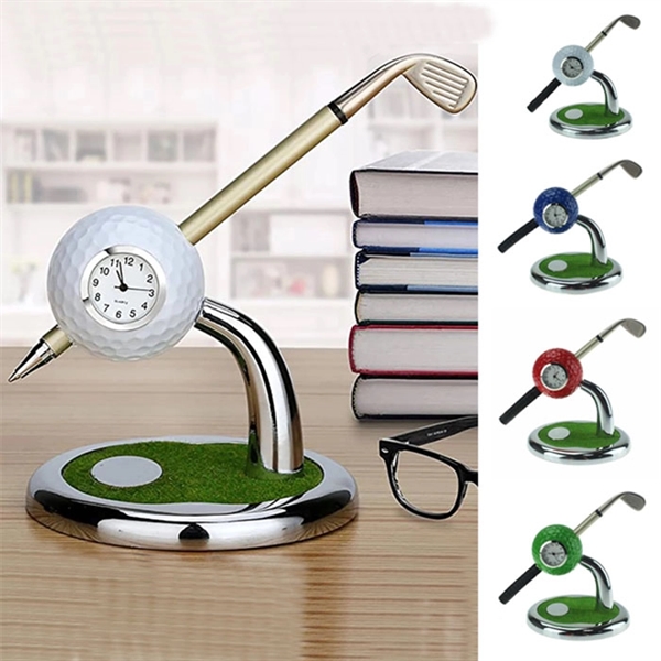 Desktop Golf Ball Pen Stand - Desktop Golf Ball Pen Stand - Image 0 of 0
