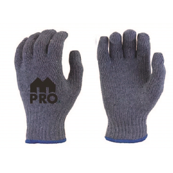 Cotton/ Polyester, grey string knit glove - Cotton/ Polyester, grey string knit glove - Image 0 of 0