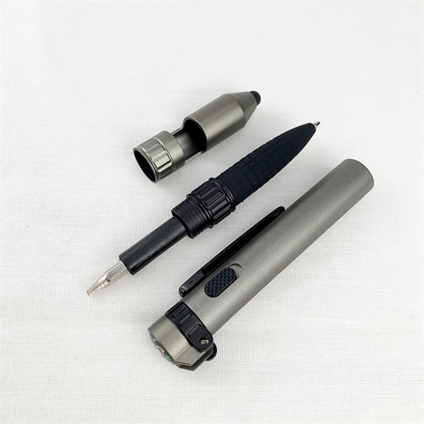 Outdoor Multi-Tool Pen With LED Light - Outdoor Multi-Tool Pen With LED Light - Image 3 of 3