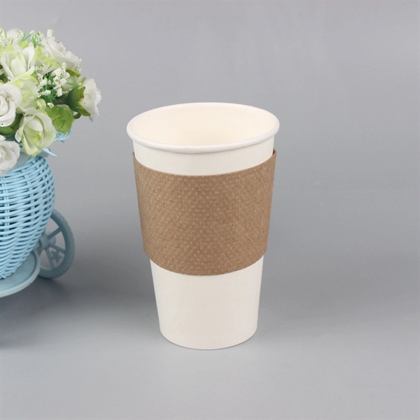 Disposable Adiabatic Coffee Cup Sleeves - Disposable Adiabatic Coffee Cup Sleeves - Image 2 of 3