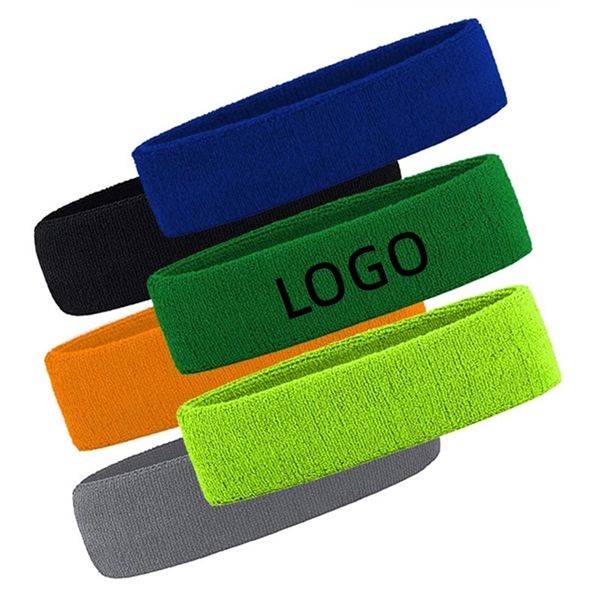 Terry Cotton Sports Headbands - Terry Cotton Sports Headbands - Image 0 of 5