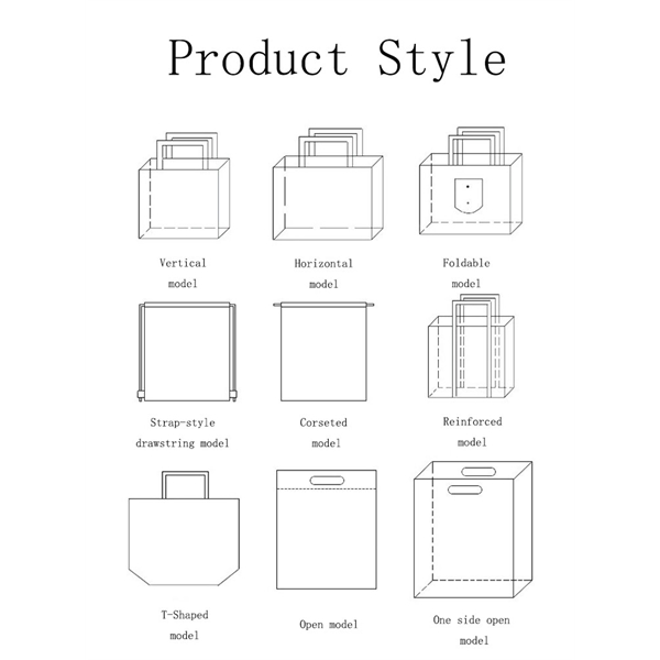 Eco-friendly Non-Woven Tote Bag with handle for Shopping - Eco-friendly Non-Woven Tote Bag with handle for Shopping - Image 3 of 3