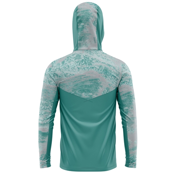 Crevalle 145 GSM men's fishing mesh Hoodie, UPF 30+ - Crevalle 145 GSM men's fishing mesh Hoodie, UPF 30+ - Image 2 of 11