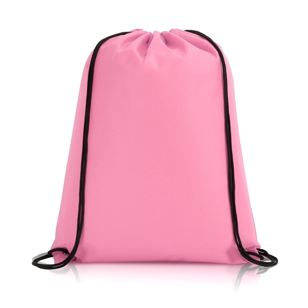 Non-Woven Custom Drawstring Backpack - Non-Woven Custom Drawstring Backpack - Image 4 of 18