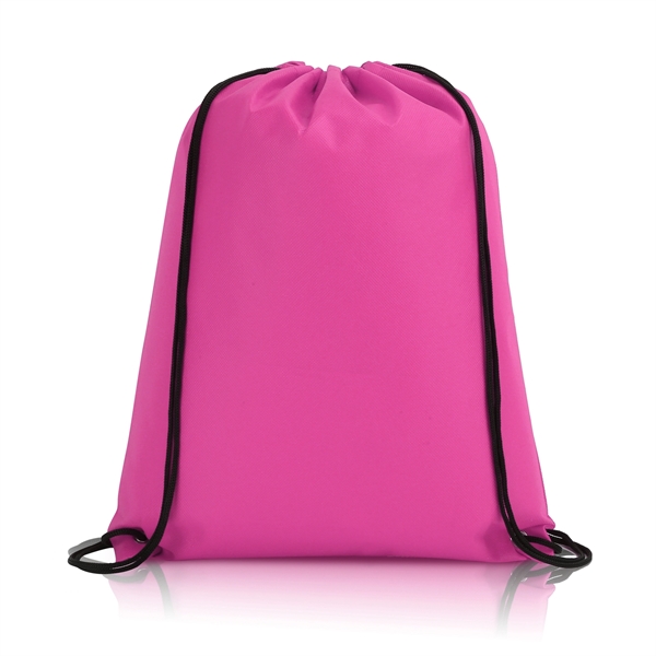 Non-Woven Custom Drawstring Backpack - Non-Woven Custom Drawstring Backpack - Image 7 of 18