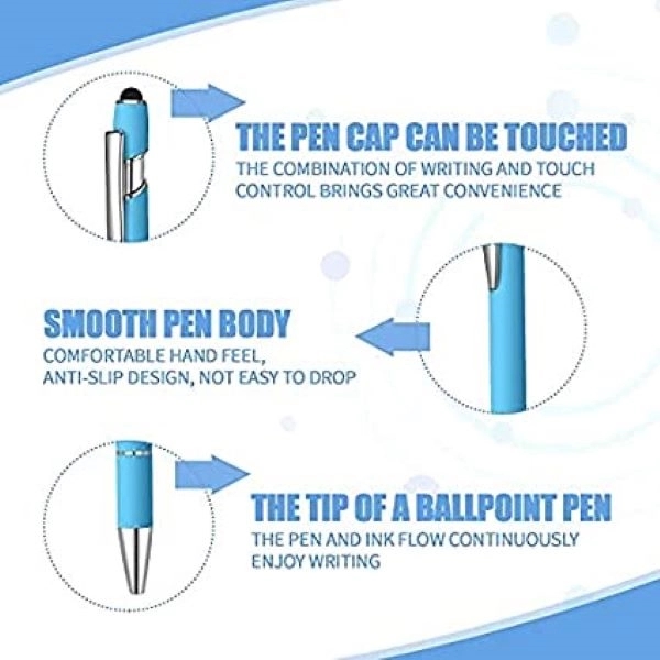 Soft-Touch Pen With Stylus - Soft-Touch Pen With Stylus - Image 1 of 2