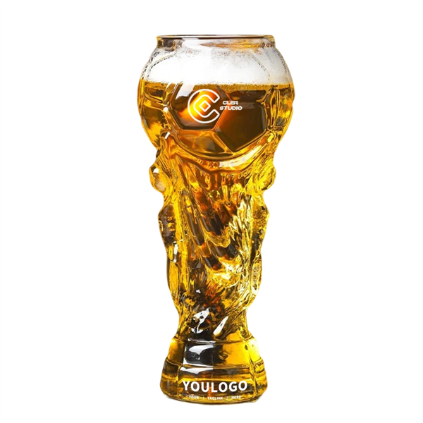 16oz World Cup Soccer Hercules Beer Mug Tumblers - 16oz World Cup Soccer Hercules Beer Mug Tumblers - Image 0 of 3
