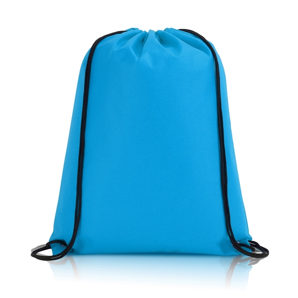 Non-Woven Custom Drawstring Backpack - 14" x 17" - Non-Woven Custom Drawstring Backpack - 14" x 17" - Image 4 of 18