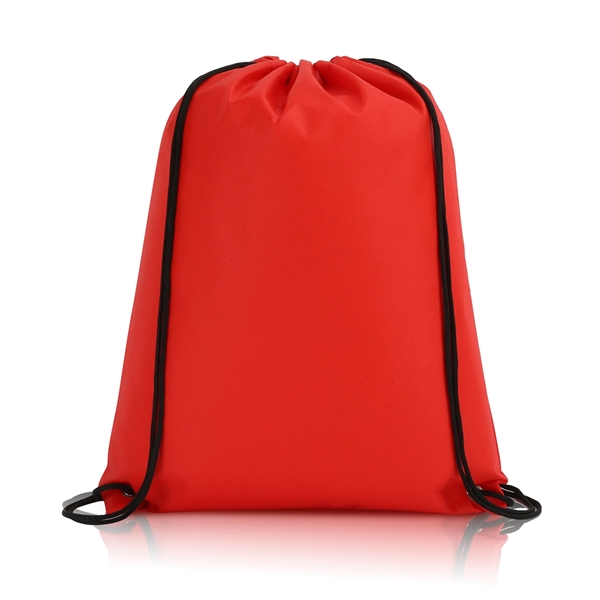 Non-Woven Custom Drawstring Backpack - 14" x 17" - Non-Woven Custom Drawstring Backpack - 14" x 17" - Image 7 of 18