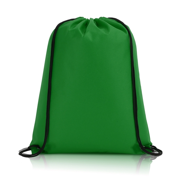 Non-Woven Custom Drawstring Backpack - 14" x 17" - Non-Woven Custom Drawstring Backpack - 14" x 17" - Image 12 of 18