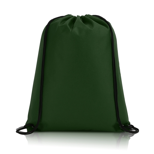 Non-Woven Custom Drawstring Backpack - 14" x 17" - Non-Woven Custom Drawstring Backpack - 14" x 17" - Image 13 of 18