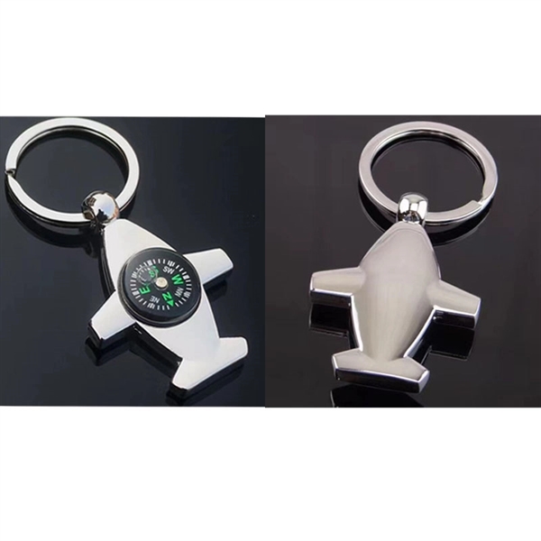 Compass Aircraft Keychain - Compass Aircraft Keychain - Image 1 of 3