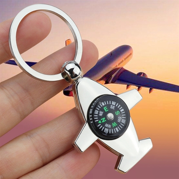 Compass Aircraft Keychain - Compass Aircraft Keychain - Image 3 of 3